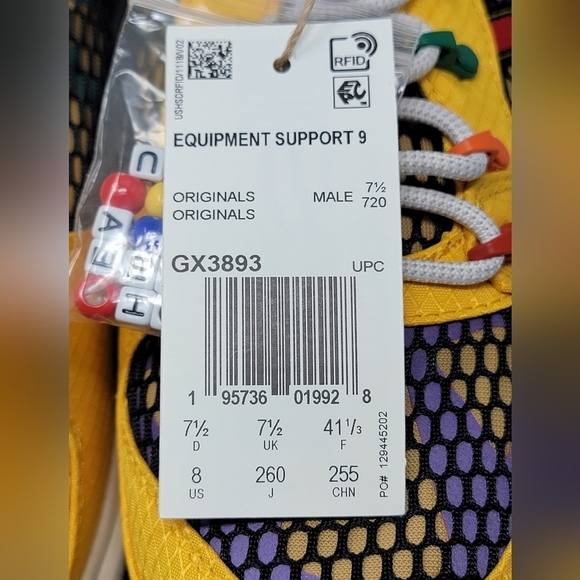 Adidas x Sean Wotherspoon EQT Support 93 Multicolor GX3893 Men's Size 8 New - Picture 6 of 13